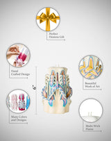 Carved Havdalah Candle