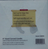 Carved Havdalah Candle
