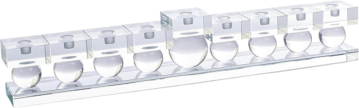 Crystal Glass Menorah - Sphere