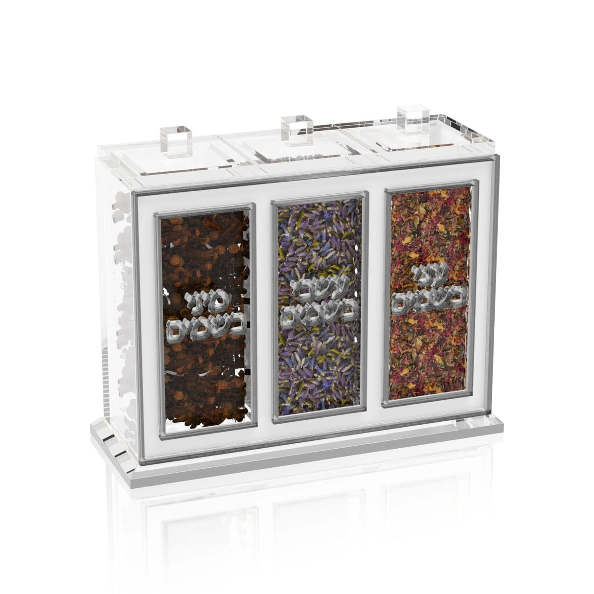 Multi-Besamim Shabbos Set - Prefilled - silver