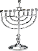 Rite -Lite Judaica Polished Silvertone Menorah