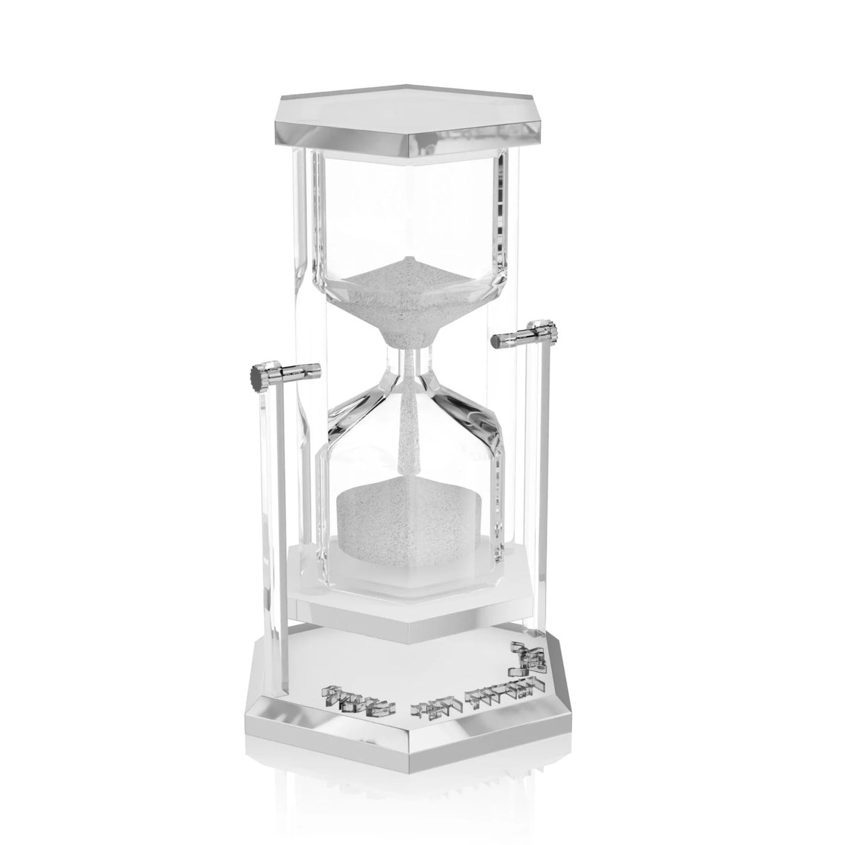 Turning 30-Min Hourglass Sand Timer v.2 - SILVER