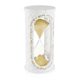 Woven Leatherite Sand Timer - gold