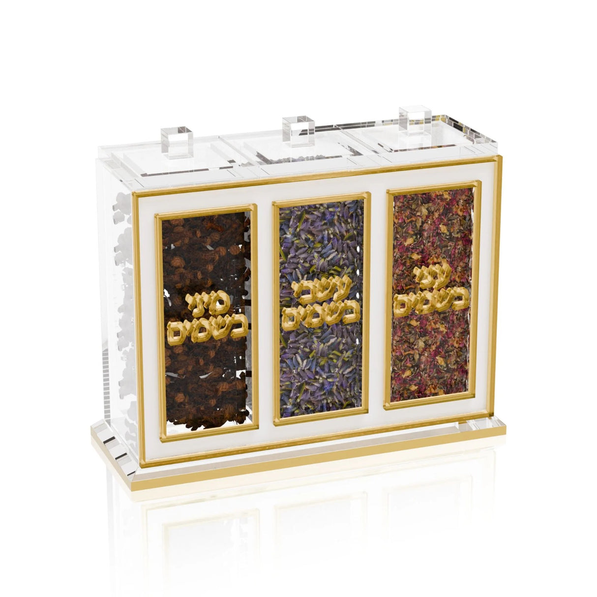 Multi-Besamim Shabbos Set - Prefilled - gold