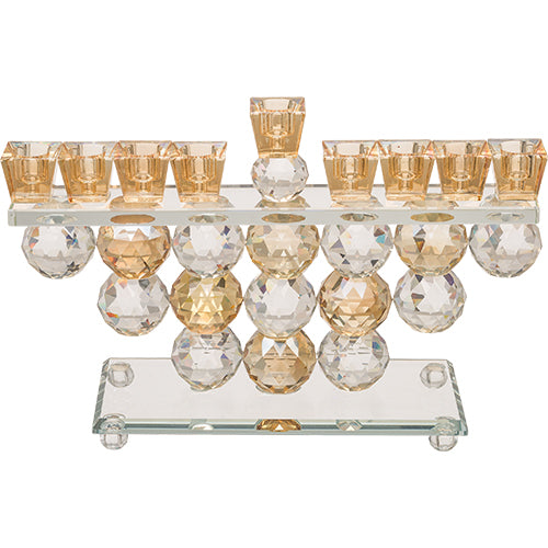 Crystal Elegant Menorah 19x33 cm