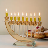 Crystal Elegant Menorah 20cm