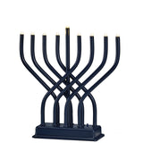Modern LED Menorah, Navy