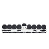 Resin Candle Menorah Hand Painted Cookies Design 12"