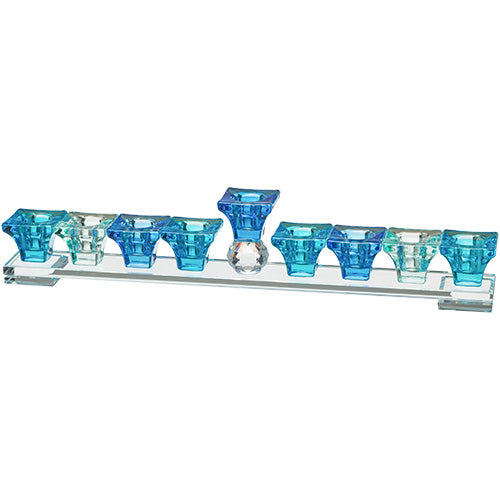 Crystal Elegant Menorah 37*6 cm