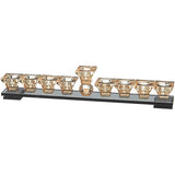Crystal Elegant Menorah 37*6 cm