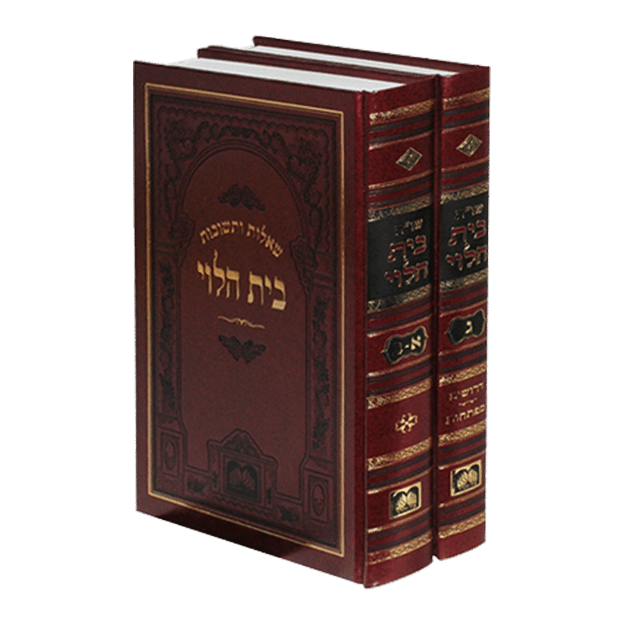 בית הלוי שו"ת ב"כ בינוני - עוז והדר