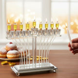 Crystal Elegant Menorah 21 cm