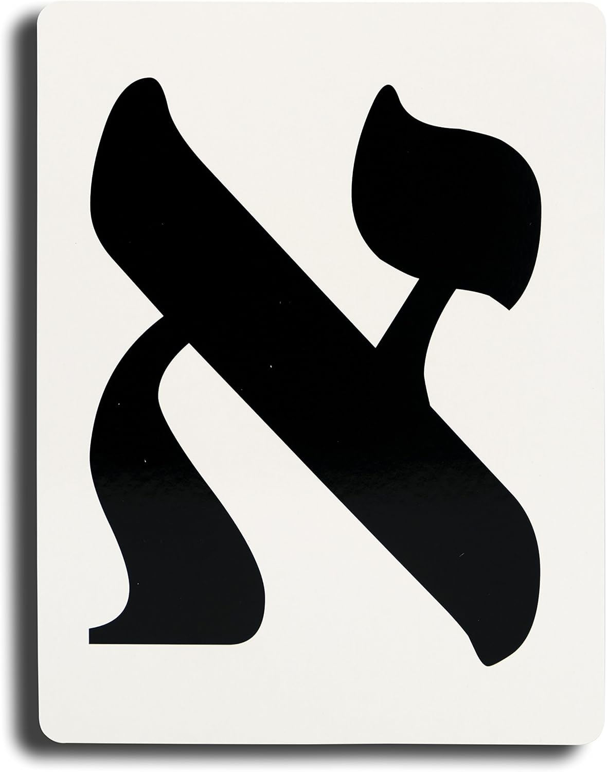 Jumbo Alef Bet Flashcards