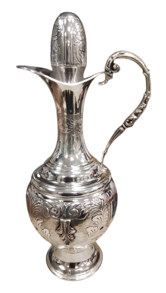 Silver Diped Wine bottle