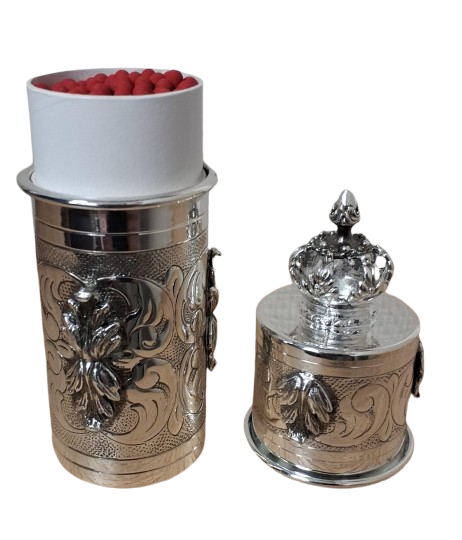 Silver Dipped Match Box