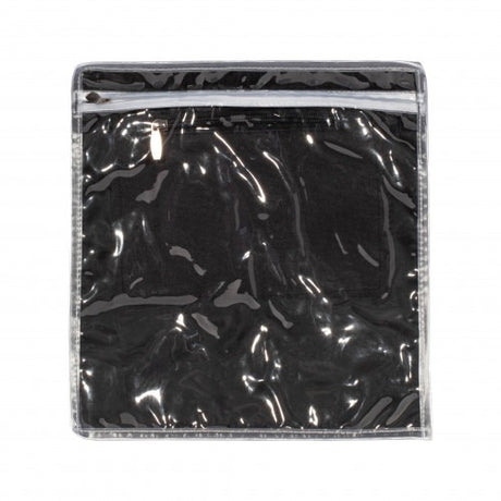 Plastic Tefillin Bag with Black Back, 28.5 x 31 cm - Hamivcher