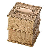 Metal Travel Size Candlesticks in a Box with cover 4X9 cm