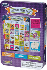 bingo PASSOVER SEDER GAME, 6 BOARDS, COLLECTIBLE TIN