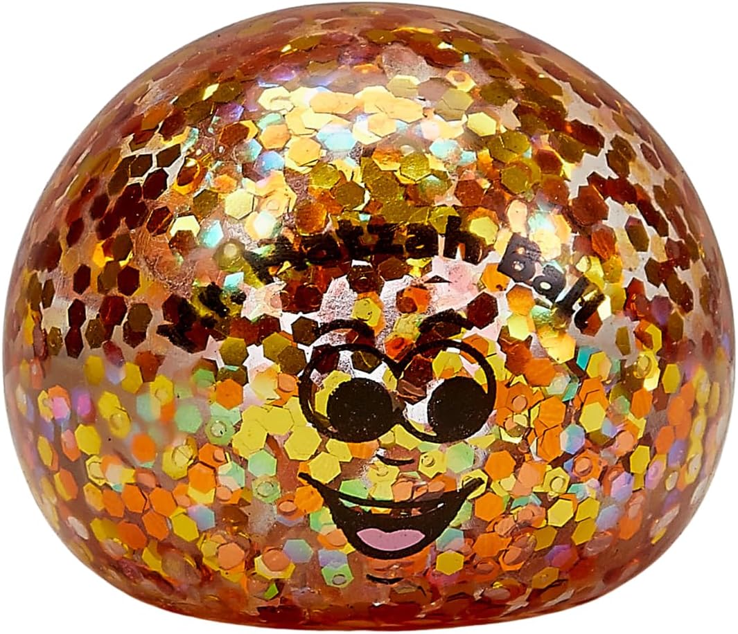 Squish Matzah Ball Filled With Metallic Glitter