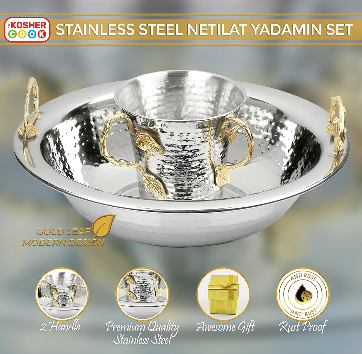 Wash Cup & Bowl SET Style #54  (Large)