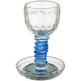 Crystal Kiddush Cup 16 cm contain 100ml / 3.4oz