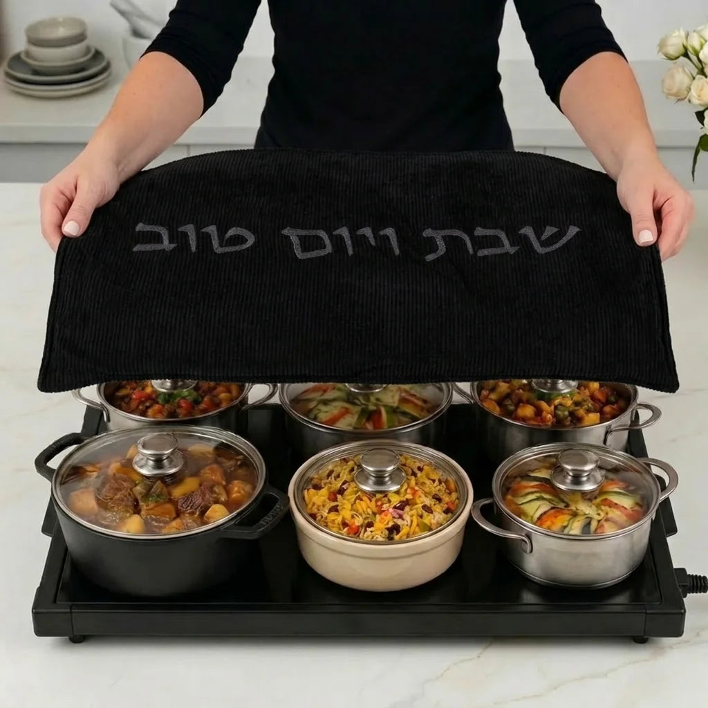 Fabric Hot Plate Cover 80*70 cm - Dark gray