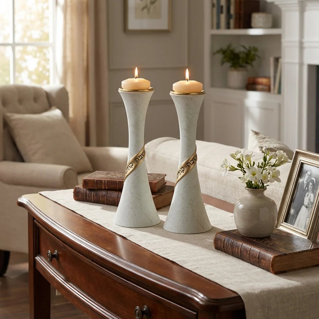 Polymer "Polymer" Candlesticks 19 cm