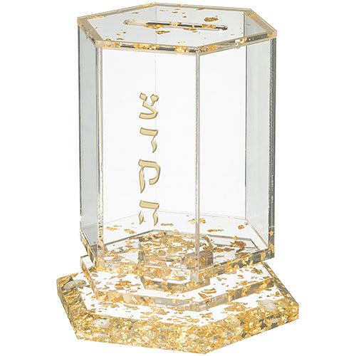 Acrilic Tzedakah box 12*8 cm