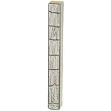Plastic Mezuzah with Rubber Cork 15 cm with The Letter Shin