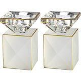 Crystal Candlesticks 9 cm