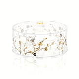 Ornate Garden Round Cake Log Holder
