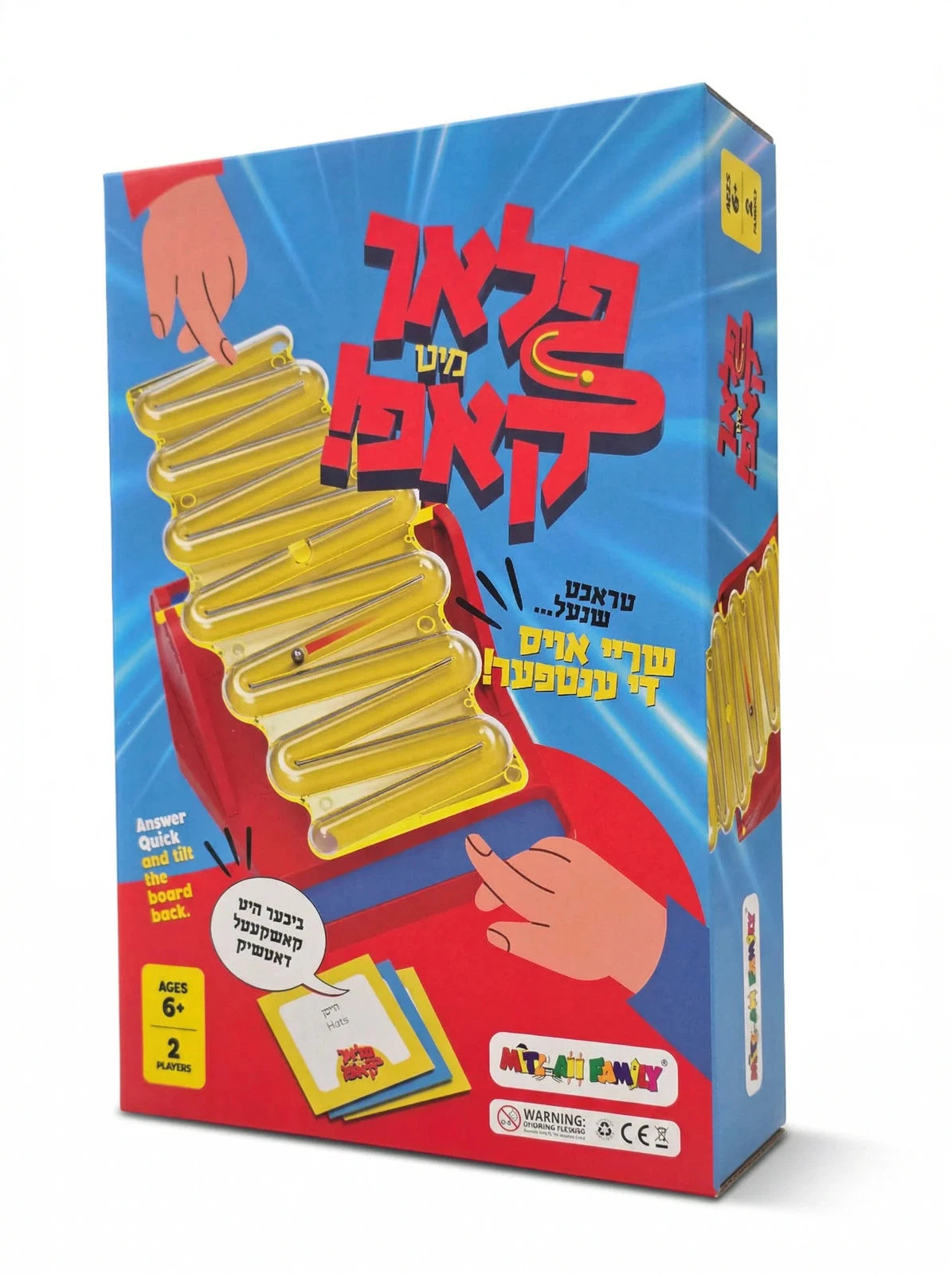 Flach Mit Kup Family Word Game with Seesaw Timer