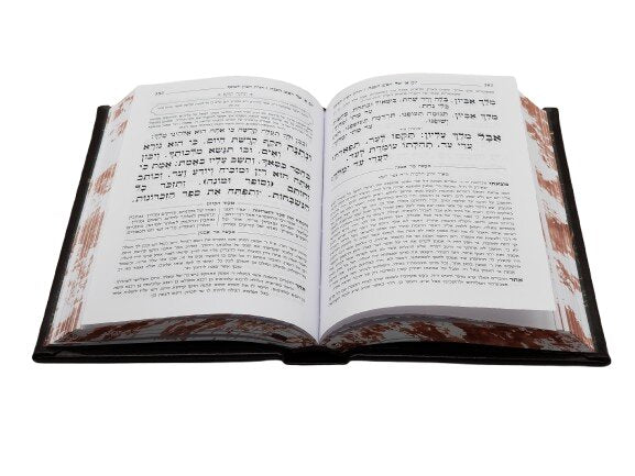 מחזור הבהיר ה"כ 17 ס"מ - כפתור PU BROWN
