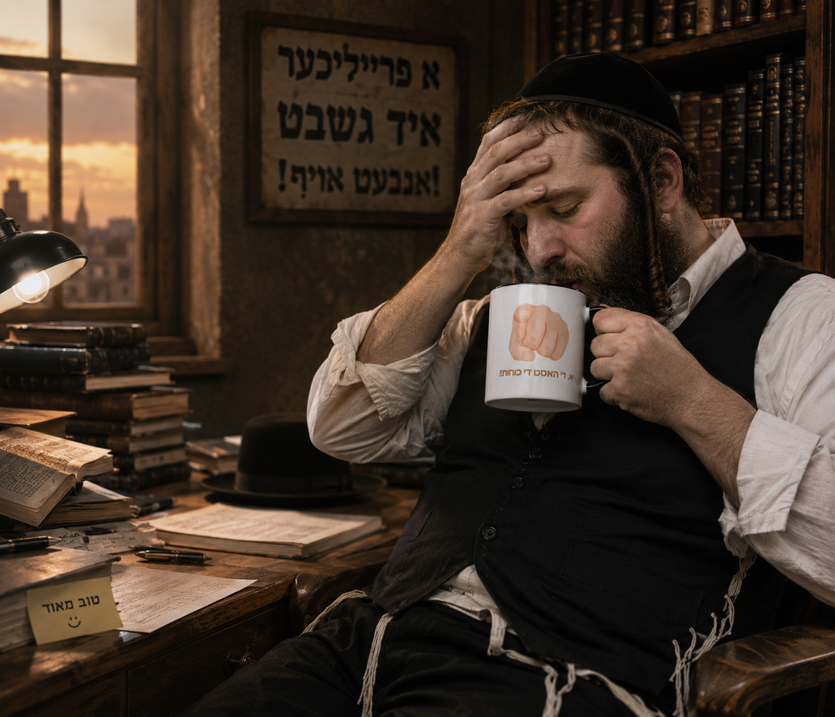 Yes You Can Mug - Yiddish