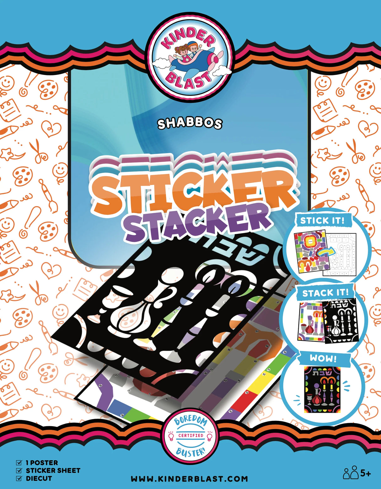 Sticker Stacker Shabbos