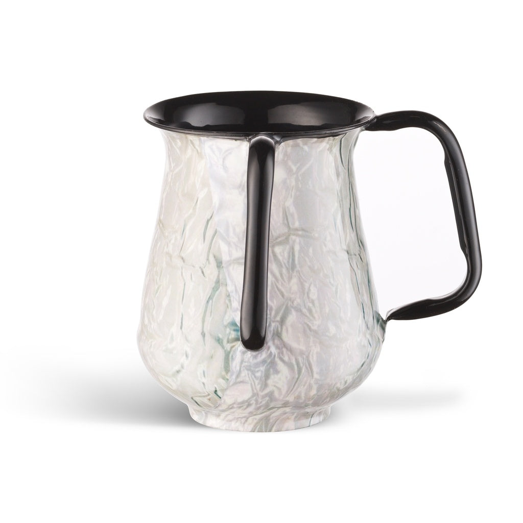 Powder Coated Washing cup White Marble