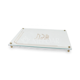 Acrylic Challa Board Tray- GOLD - Leatherette Insert ST#203