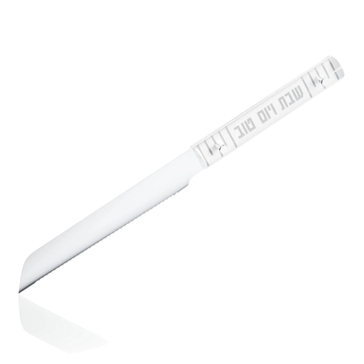 Linear Challah Knife - silver