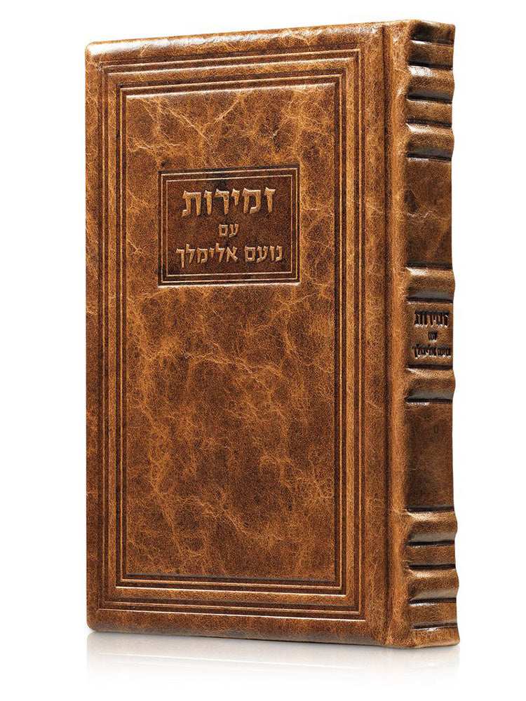 זמירות לשבת עם נועם אלימלך - גדול | כפתור ופרח ANTIQUE BORDER CAMEL