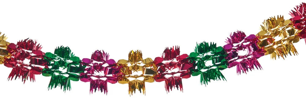9" 6ft MultiColor Garland