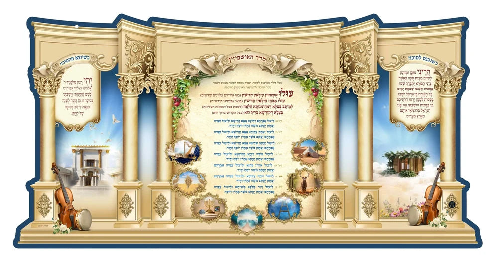 3D Poster Tefillot lisukkah 18.5"x13"
