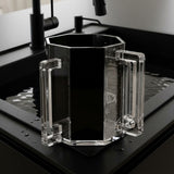 Black and Clear Acrylic Washing Cup (Netilat Yadayim)