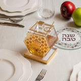 Acrilic Honey Dish, 13 cm - Gold
