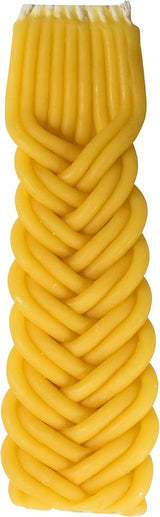 Braided Beeswax Hawdala Candle – Hand Beeswax Drained with Extra Thick Elegant Tongs