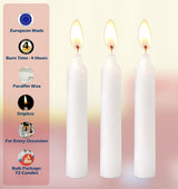 Ner Mitzve European shabbos candles 4 hour