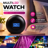 MultiLED Watch – Color-Changing LED Alarm Clock with Dual Alarms