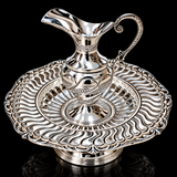 Elegant Silver Mayim Acharonim Set