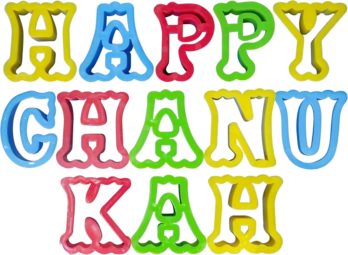 Happy Chanukah Cookie Cutter - English