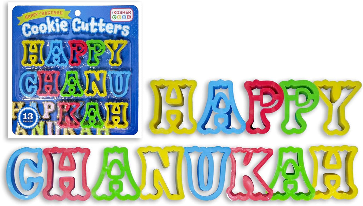 Happy Chanukah Cookie Cutter - English
