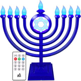 LED Electric Chanukah Menorah - Color Changing LED Traditional